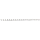 1mm Silver plated Link Chain by the Foot - The Bead Traders