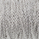 1mm Silver plated Link Chain by the Foot - The Bead Traders