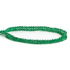 2-2.2mm Green Onyx Microfaceted Rounds 12 inch 130 beads - The Bead Traders