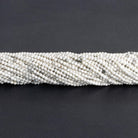 2-2.2mm Howlite Microfaceted Rounds 12 inch 130 beads - The Bead Traders