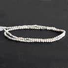 2-2.2mm Howlite Microfaceted Rounds 12 inch 130 beads - The Bead Traders