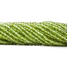 2-2.5mm Peridot Plain Round Beads 14 inch - The Bead Traders