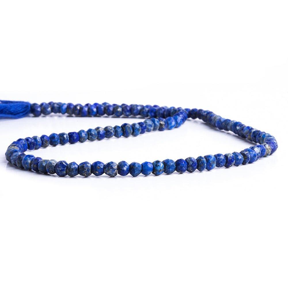 2-3mm Lapis Lazuli native faceted rondelle beads 13 inch 114 pieces - The Bead Traders