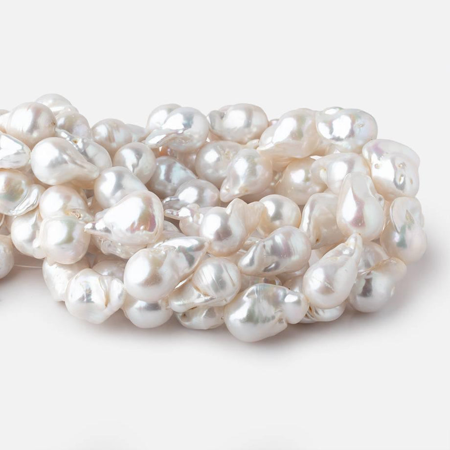 Freshwater Baroque Pearl Strand White