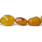 20 - 27mm Butterscotch Yellow Chalcedony Faceted Nugget Beads 15 inch 17 pieces - The Bead Traders