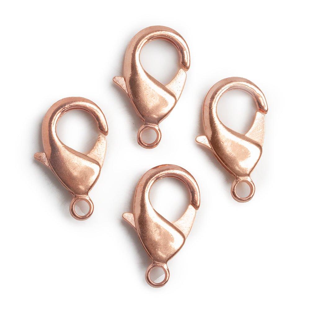 20mm Rose Gold plated Lobster Clasp Set of 4 – The Bead Traders