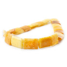 20x15mm Yellow Jade Plain Rectangle 15 inches 19 beads - The Bead Traders