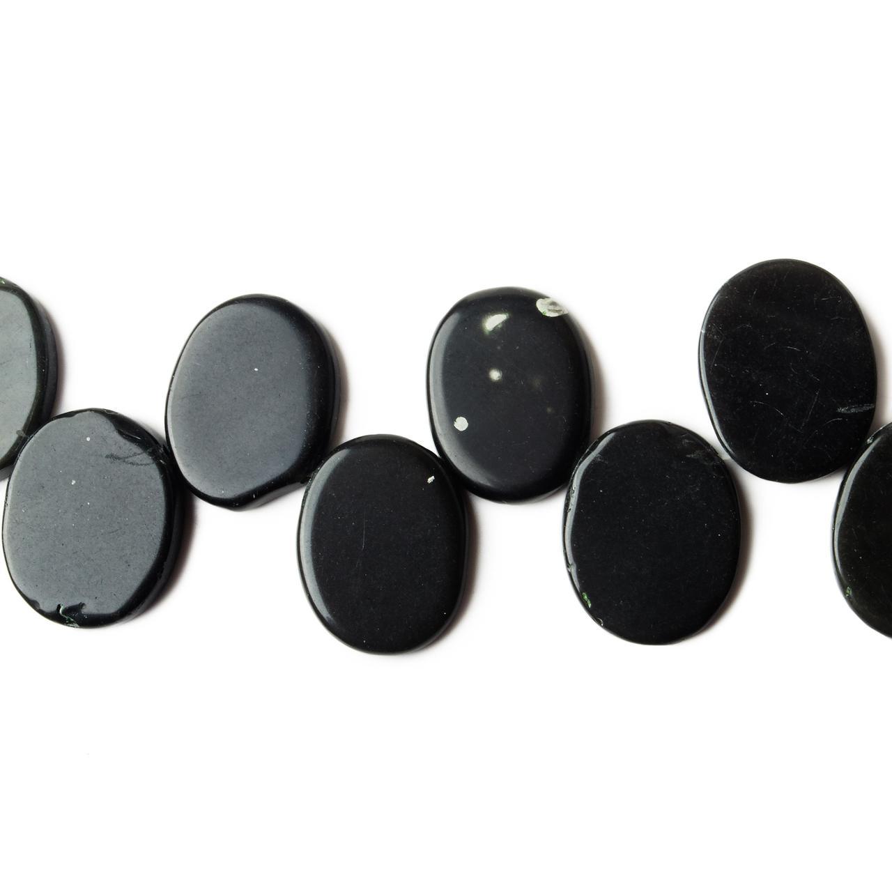 20x16mm Rainbow Obsidian top drilled Plain Oval beads 13 inch 27 pcs - The Bead Traders