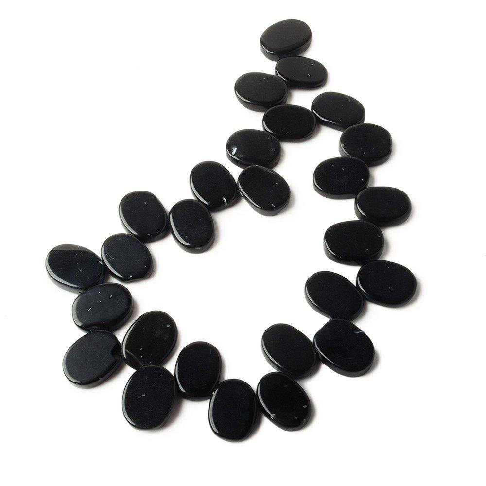 20x16mm Rainbow Obsidian top drilled Plain Oval beads 13 inch 27 pcs - The Bead Traders