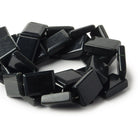 20x17-25x17mm Rainbow Obsidian straight drilled plain rectangle beads - The Bead Traders