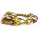 21.5x14-35x18mm Beer Quartz Faceted Nuggets 16 inch 11 pieces - The Bead Traders