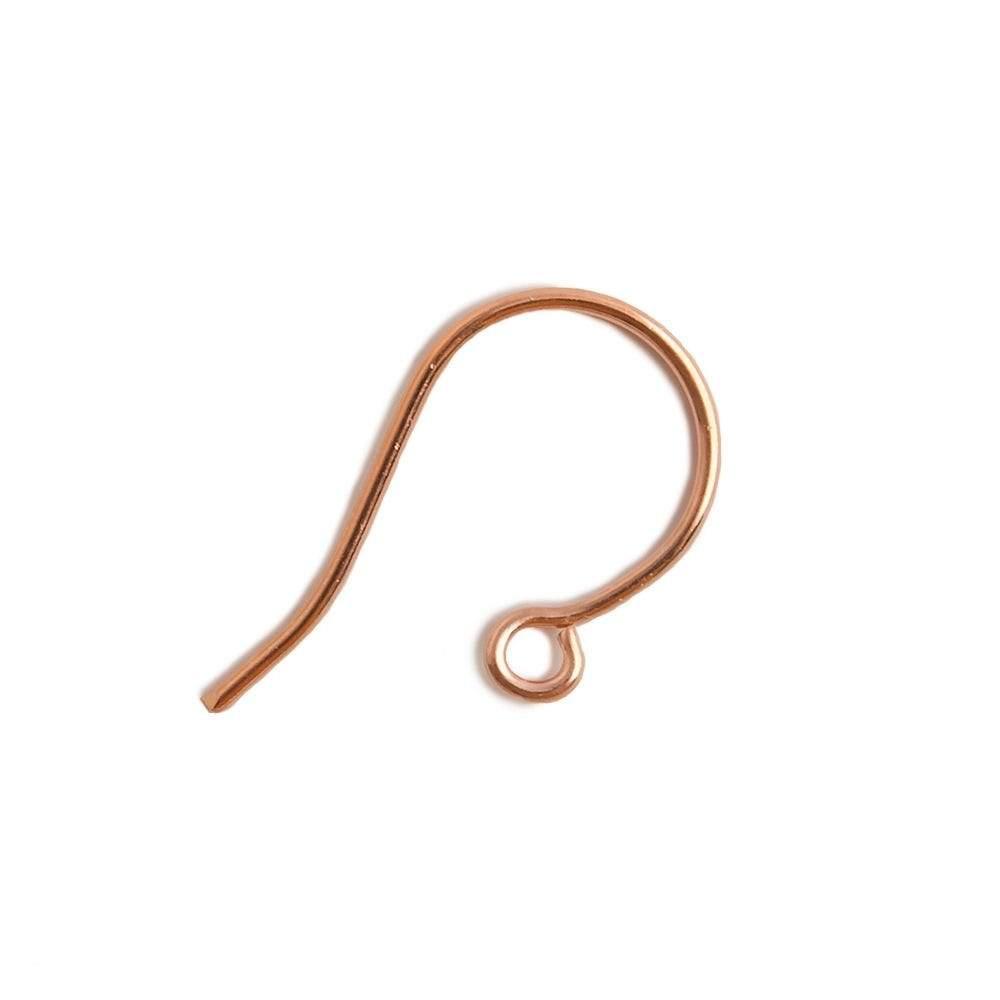 21x10mm Copper Loop Earwire 10 pieces - The Bead Traders