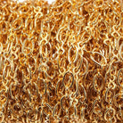 22kt Gold plated Roval and Bowtie Link Chain by the Foot - The Bead Traders