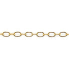 22kt Gold plated Roval and Bowtie Link Chain by the Foot - The Bead Traders