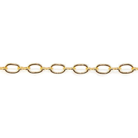 22kt Gold plated Roval and Bowtie Link Chain by the Foot - The Bead Traders
