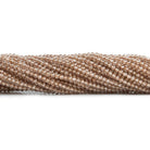 2.2mm Champagne Quartz Microfaceted Round Beads 160 pieces - The Bead Traders