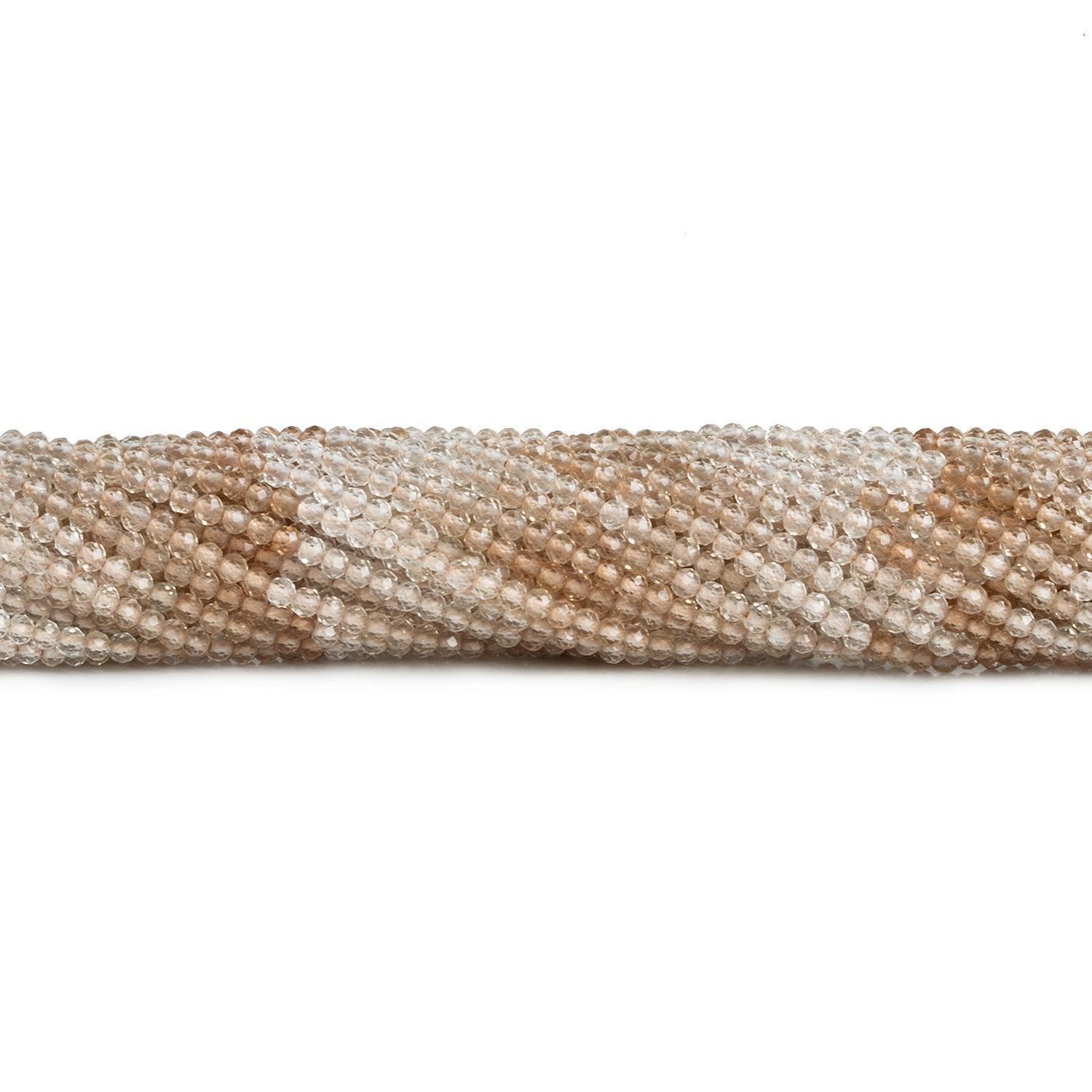 2.2mm Imperial Topaz Microfaceted Rounds 12 inch 140 beads - The Bead Traders