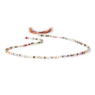 2.2mm Multi Gemstone Micro Faceted rondelle beads 13 inch 172 pieces - The Bead Traders