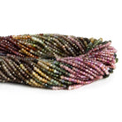 2.2mm Multi Sapphire Microfaceted Rounds 12 inch 140 beads - The Bead Traders