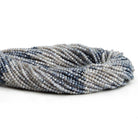 2.2mm Mystic Blue Moonstone Microfaceted Round Beads 12 inch 165 pieces - The Bead Traders