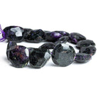 22x17mm-30x20mm Sugilite Faceted Nugget Beads 16 inch 13 pieces - The Bead Traders