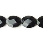 22x18mm Rainbow Obsidian straight drilled faceted oval beads 16 inch 17 pieces - The Bead Traders
