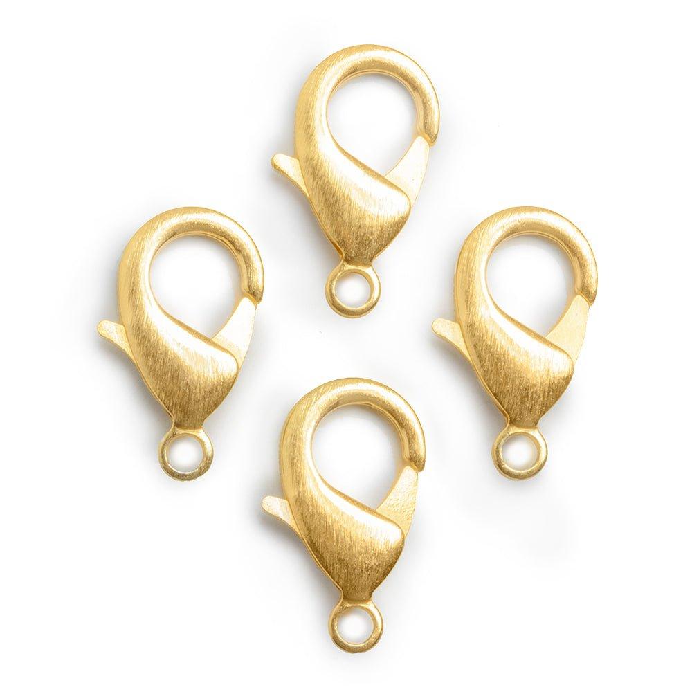 12 Pack: Gold Lobster Claw Clasps, 15mm by Bead Landing™ 