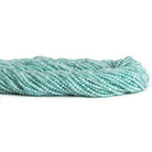 2.3mm Apatite Micro Faceted Round Beads 12.5 inch 150 pieces - The Bead Traders