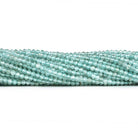 2.3mm Apatite Micro Faceted Round Beads 12.5 inch 150 pieces - The Bead Traders