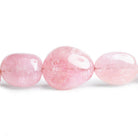 23mm Morganite Plain Nugget Beads 18 inch 23 pieces - The Bead Traders