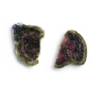 23x18mm Watermelon Tourmaline Slice Beads - Set of 2 - The Bead Traders