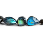 24x17mm Labradorite Plain Nuggets 16 inch 21 beads - The Bead Traders