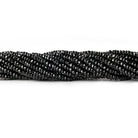 2.5-3mm Black Spinel faceted rondelle beads 13.5 inch 170 pieces - The Bead Traders