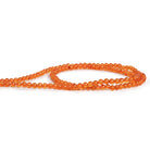 2.5-3mm Carnelian Handcut Rounds 15 inch 115 beads - The Bead Traders