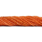 2.5-3mm Carnelian Handcut Rounds 15 inch 115 beads - The Bead Traders