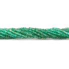 2.5-3mm Mystic Green Onyx Quartz Native Faceted Rondelles 13 inch 165 Beads - The Bead Traders