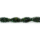 2.5-5.5mm Chrome Tourmaline Faceted Rondelles 16 inch 150 beads - The Bead Traders