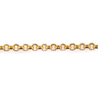 2.5mm 22kt Gold plated Rolo Chain sold in 6 foot lengths - The Bead Traders
