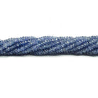2.5mm-4mm Tanzanite faceted rondelle beads 17 inch 250 beads - The Bead Traders