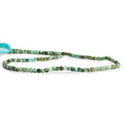 2.5mm African Turquoise Microfaceted Cubes 12 inch 125 pieces - The Bead Traders