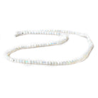 2.5mm Beige & Grey Australian Opal micro faceted rondelles 12.5 inch 145 beads AAA - The Bead Traders