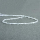 2.5mm Crystal Quartz Microfaceted Cubes 12 inch 125 pieces - The Bead Traders