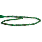 2.5mm Dark Aventurine Microfaceted Cubes 12 inch 120 pieces - The Bead Traders