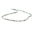 2.5mm Emerald plain round beads 16 inch 160 pieces - The Bead Traders