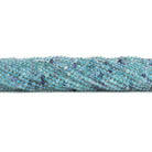 2.5mm Fluorite Microfaceted Rounds 12 inch 130 beads - The Bead Traders