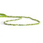 2.5mm Green Opal Microfaceted Rounds 12 inch 130 beads - The Bead Traders