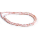 2.5mm Guava Quartz Microfaceted Rounds 12 inch 130 beads - The Bead Traders
