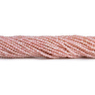 2.5mm Guava Quartz Microfaceted Rounds 12 inch 130 beads - The Bead Traders