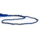 2.5mm Lapis Lazuli Microfaceted Rounds 12 inch 130 beads - The Bead Traders