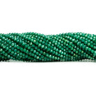 2.5mm Mystic Green Onyx Microfaceted Round Beads 12 inch 135 pieces - The Bead Traders